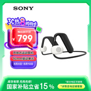 索尼（SONY）Float Run 非入耳開放式運動耳機 懸浮豆 好音質(zhì) 佩戴穩(wěn)固 長效續(xù)航 跑步健身防水抗汗 WI-OE610