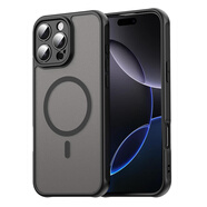 酷件適用iPhone16E手機殼防摔磁吸蘋果16promax手機套15全包iPhone15pro新款14膚感保護套14plus防指紋 強磁吸黑色新膚感四角防摔全包攝像頭 iPhone 16e