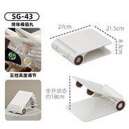 孫小美防潮除味省空間雙層鞋托架可調(diào)節(jié)鞋子收納架鞋柜分層隔板置物架 SG-43除味鞋架-單個(gè)) 27*21.5*8.3
