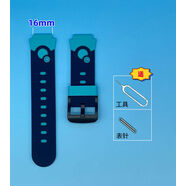 EOENKK適用XH017兒童電話(huà)手表觸摸外屏幕表帶充電器等配件Q1318AQ 藍色表帶