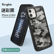 RingKe韓國Ringke適用蘋果12mini手機(jī)殼防摔iphone12mini新款保護(hù)套透明軟硅膠感全包防摔外殼男女款個(gè)性 Fusion-X款【迷彩黑】12Mini_5.4寸 iPhone_其他型號(hào)