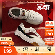 安踏（ANTA）【樊振東同款】波浪鞋丨低幫撞色板鞋女鞋百搭時(shí)尚潮流運(yùn)動(dòng)鞋 【女款】象牙白/荔枝紅/黑-6 39