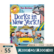 英文原版 我的瘋狂學(xué)校漫畫版 第3本  My Weird School Graphic Novel: Dorks in New York! 搞怪校園故事 兒童章節(jié)小說 綠山墻