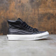 萬(wàn)斯（VANS）女鞋新款休閑板鞋女式潮流舒適時(shí)尚美國2024 Sk8-Hi圓頭高幫 black 36.5