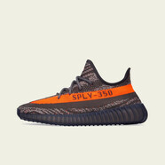 阿迪達(dá)斯 （adidas）三葉草Yeezy春夏透氣減震椰子350V2灰橙父親節(jié)禮物HQ7045   48.5
