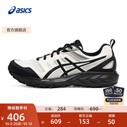 亞瑟士ASICS跑步鞋男鞋舒適透氣運(yùn)動(dòng)鞋耐磨越野跑鞋GEL-SONOMA CN 白色/黑色 42.5