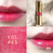 YSL國慶大促圣羅圓管口紅12/151/101/45/14/130/76/80/161/162/16蘭 圓管45草莓色(新日期)