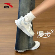 安踏女鞋毒刺5跑步鞋官方正品秋季網(wǎng)面透氣緩震防滑體測運動(dòng)鞋子女 【漫步】象牙白/淺霧灰 39 【正品保證-假一賠十】
