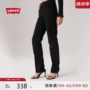 Levi's李維斯24秋季新款女士724修身直筒牛仔長褲