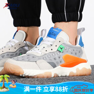 耐克（NIKE）籃球鞋男子春季低幫保羅喬治4代網(wǎng)面透氣休閑輕便耐磨緩震運動(dòng)鞋 CV8121-004/JORDAN  灰/橙 40