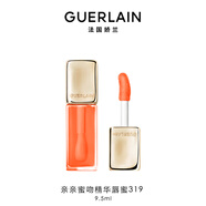 嬌蘭（Guerlain）親親蜜吻精華唇蜜319蜜光白桃色唇膏口紅化妝品生日禮物送女友