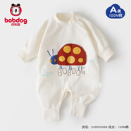 巴布豆嬰兒衣服春秋100純棉寶寶連體衣a類嬰幼兒卡通外出服哈衣爬服