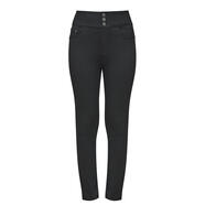 GIRDEAR/哥弟冬季小腳牛仔褲新款高腰顯瘦百搭修身鉛筆褲1100520 黑色 均碼 3(碼)