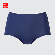 優(yōu)衣庫女裝AIRism無痕短褲/高腰三角482670 67 海藍(lán)色 L