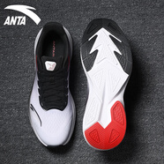 安踏（ANTA）【毒刺】跑步鞋男鞋2026冬季款輕便緩震男跑鞋耐磨透氣運動(dòng)鞋子 【毒刺6】純凈白/基礎黑 42