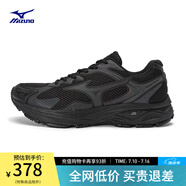 美津濃（MIZUNO）【RACER S】軟底輕便運(yùn)動(dòng)跑步鞋男女同款緩震透氣休閑慢跑鞋 01/黑色 39 (250mm)
