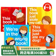 牛津精品繪本4冊 這本書(shū)偷了我的貓/這本書(shū)失控了 英文原版繪本 We're in the Wrong Book 兒童英語(yǔ)啟蒙平裝圖畫(huà)書(shū)牛津大學(xué)出版 兒童創(chuàng  )意繪本4冊