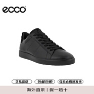 愛步（ECCO）七夕情人節(jié)禮物 男士板鞋休閑板鞋 51052黑色 42
