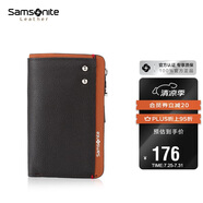 新秀麗（Samsonite）男士多功能鑰匙包牛皮零錢包汽車鑰匙扣男士生日禮物TK7*03003