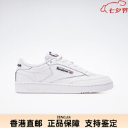 Reebok男CLUB C經(jīng)典復(fù)古輕便運(yùn)動(dòng)休閑百搭小白鞋板鞋 100009940 GZ1605同款新批次 42