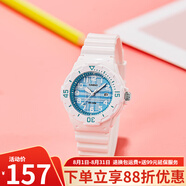 卡西歐（CASIO）手表 學生兒童表 百搭時尚 防水夜光指針考試手表 LRW-200H-2C