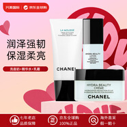香奈兒（Chanel）山茶花洗面奶泡沫潔面乳清潔保濕控油水乳護膚品套裝 生日禮物女 3件套 洗面奶+精華水+乳霜