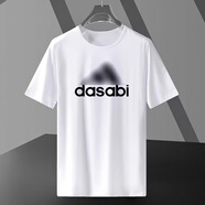 金邁鳥抽象衣服搞怪趣味抖音DASABI印花短袖T恤DIY定制兄弟裝學(xué)生 白色 XS