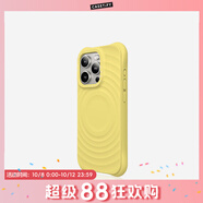 CASETIFY 純色波漾手機(jī)殼 MagSafe兼容 硅膠手機(jī)殼 適用于蘋果iPhone17/16/15 Air/Plus/Pro/Max手機(jī)保護(hù)殼 郁香黃Magsafe iPhone 14 Pro 