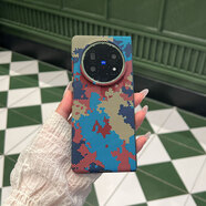 亮多科適用vivoxfold5手機(jī)殼超薄磨砂VIVO X Fold3 Pro外殼碳纖維紋防摔xfold5保護(hù)套折疊屏高級(jí)感5G男女 【海藍(lán)迷彩】碳纖維紋理*超薄質(zhì)感 vivoxfold5