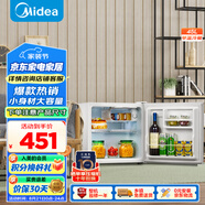 美的（Midea）45升單門迷你小冰箱租房宿舍辦公室家用冷藏小型電冰箱美妝可用節(jié)能安靜運(yùn)行BC-45M【國家補(bǔ)貼】