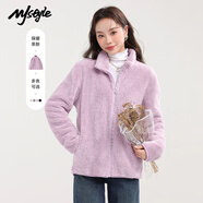 MJ STYLE舒棉絨外套女2025年冬季新款雙面絨加厚保暖潮流休閑開衫毛毛上衣