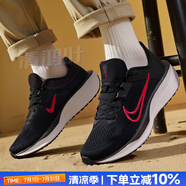 耐克（NIKE）官方 男鞋 25夏新款舒適透氣網(wǎng)面鞋運(yùn)動休閑鞋輕盈減震跑步鞋子男 【主推】FD6033-黑紅 42.5 內(nèi)長270mm