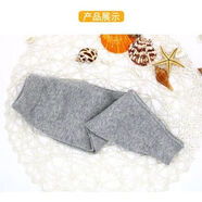 G.duck男女寶寶毛褲嬰兒針織衫毛褲春秋冬兒童保暖紗褲新生兒打底褲 淺灰色 90 （12-24月） 封襠-需要開(kāi)襠留言