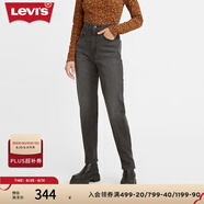Levi's【特價(jià)來(lái)襲】李維斯女士老錢(qián)風(fēng)美式復古休閑cleanfit牛仔褲 灰黑色2 26 (27)