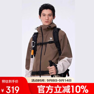 駱駝【三防】女裝沖鋒衣外套年夏季新款男女拼色防水防風(fēng)夾克