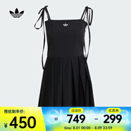 阿迪達斯 （adidas）Originals三葉草2025年女子PLEATED DRESS經(jīng)典吊帶運動連衣裙 JW0115 均碼 36