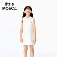 little MO&Co.防蚊 little moco童裝25夏新款女童連帽無袖背心連衣裙KBE2DRS015