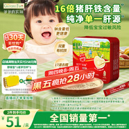 爺爺?shù)霓r(nóng)場嬰幼兒強化鐵豬肝粉40g 寶寶食用拌飯料輔食6月+ 小袋裝