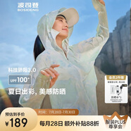 波司登楊紫同款國標防曬衣女短款冰絲防紫外線顯瘦顯高斗篷式外套