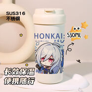 崩壞星穹鐵道流螢鏡流白露雙飲吸管式保溫杯大容量316不銹鋼水杯 T3169鏡流[雙飲保溫杯530ML]
