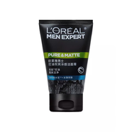 歐萊雅（LOREAL）男士控油炭爽潔面膏深層清潔毛孔洗面奶冰感醒膚 正常規(guī)格 冰感潔面100ML新包裝