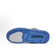 AIR JORDANJordan3 Retro Sport Blue 中幫 兒童籃球鞋黑藍(lán) 398614-007 38.5