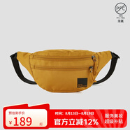 Jack Wolfskin狼爪腰包男包女包旅行跑步包徒步2L斜挎包8007801 3389焦黃色