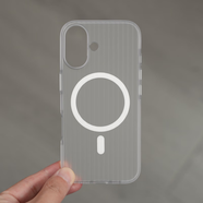 OTHER大米評(píng)測(cè)【瓦楞Max】適用于iPhone16ProMax外置15止滑條14PC硬保 白邊透白防滑殼磁吸 iPhone 16 Pro Max