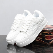 Apple蘋(píng)果板鞋男鞋子秋冬季2025新款潮鞋港風(fēng)百搭休閑情侶運動(dòng)增高鞋女 白色【內增高】 40