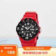卡西歐（CASIO）手表男指針日歷運(yùn)動(dòng)防水兒童學(xué)生考試可用男女石英表MRW-200HC-4B