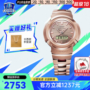 卡西歐（CASIO）G-SHOCK運(yùn)動(dòng)時(shí)尚男表GM-6900防水日韓手表送禮物送男朋友生日禮物 AWM-500GD-4A玫瑰金IP涂層