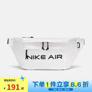 NIKE男包女包 單肩包運動潮流時尚戶外休閑斜挎包胸包 白色DC7354-025/52*12*21 腰包