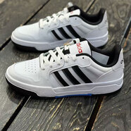 阿迪達(dá)斯（adidas）男鞋板鞋秋季新款NEO時(shí)尚低幫輕便透氣舒適休閑鞋運(yùn)動(dòng)鞋子男 JQ3924黑白 42.5