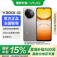 vivo Y300i 全面抗摔金剛盾玻璃 6500mAh超薄藍海電池 400%雙揚大音量 手機 鈦色 12GB+256GB 官方標配